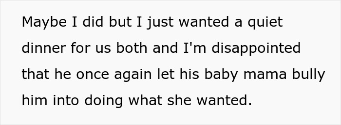 Text about man's ex affecting his dating life and toddler situation. Text about man's ex affecting his dating life and toddler situation.