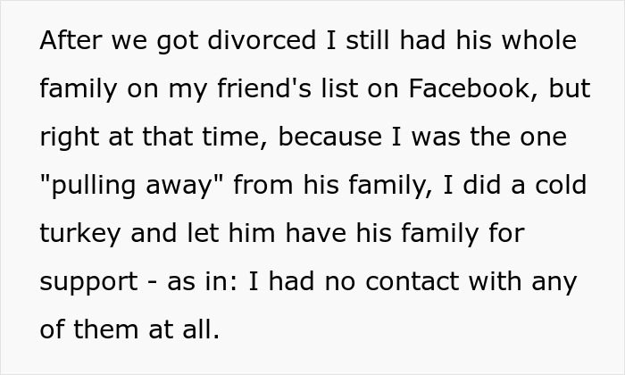 Text on a grey background about managing family connections post-divorce. Text on a grey background about managing family connections post-divorce.