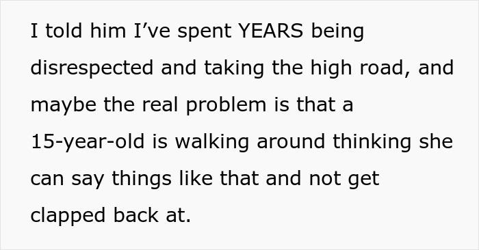 Text about conflict with fiance's daughter calling someone a gold digger. Text about conflict with fiance's daughter calling someone a gold digger.
