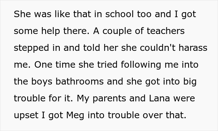 Excerpt discussing harassment experiences and parental reactions labeled as pranks. Excerpt discussing harassment experiences and parental reactions labeled as pranks.