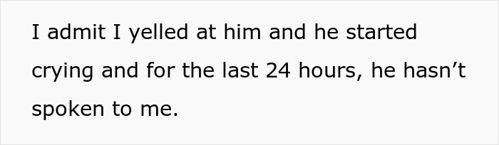 14YO Thinks Stepmom Purposely Rejected His Only B-Day Wish, Dad Yells At Him Until He Cries 14YO Thinks Stepmom Purposely Rejected His Only B-Day Wish, Dad Yells At Him Until He Cries