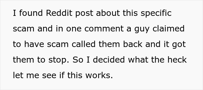 Reddit user discusses strategy to stop spam callers by calling them back multiple times. Reddit user discusses strategy to stop spam callers by calling them back multiple times.