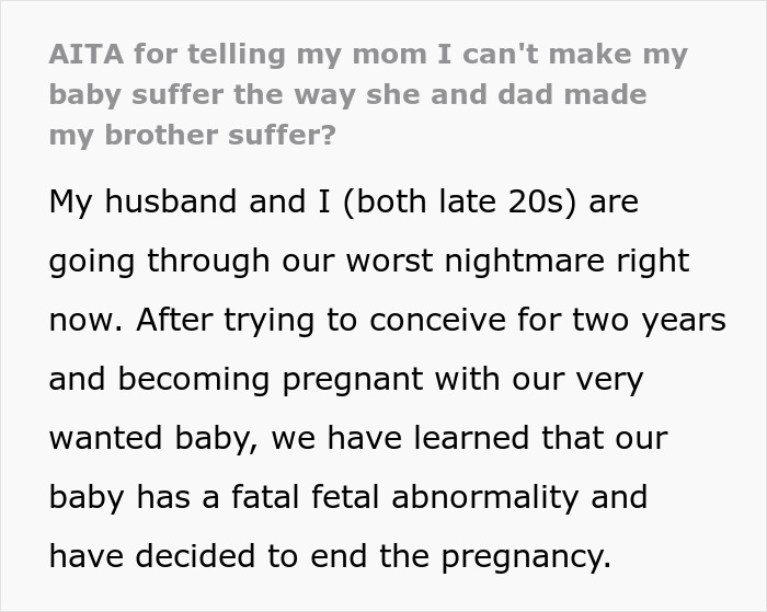 Woman Decides To Terminate Pregnancy So Baby With Fatal Abnormalities Won't Suffer, Mom Is Livid Woman Decides To Terminate Pregnancy So Baby With Fatal Abnormalities Won't Suffer, Mom Is Livid
