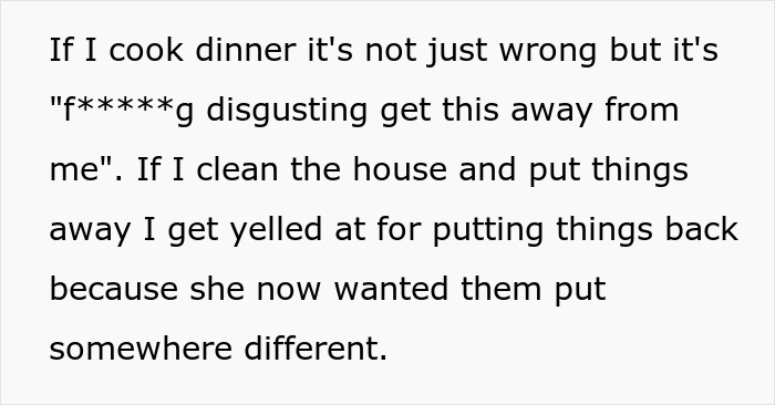 Text describing a husband's experience; pregnant wife's criticism leads to daily stress. Text describing a husband's experience; pregnant wife's criticism leads to daily stress.
