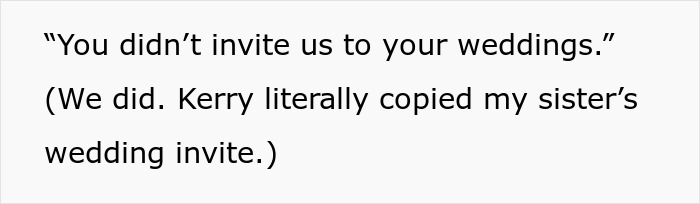 Text exchange about wedding invitation misunderstanding and travel cost request. Text exchange about wedding invitation misunderstanding and travel cost request.