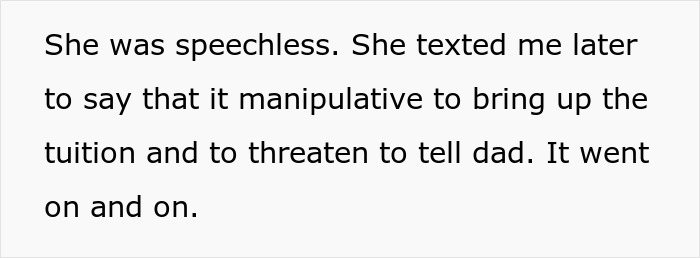 Text message conversation about tuition, manipulation, and conflict after mom steals son's college fund. Text message conversation about tuition, manipulation, and conflict after mom steals son's college fund.