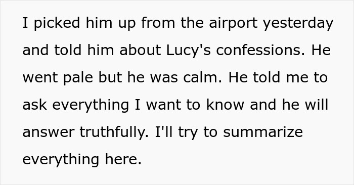 Text about a bride discussing her fiancé's reaction to a friend's confession regarding their marriage bet. Text about a bride discussing her fiancé's reaction to a friend's confession regarding their marriage bet.