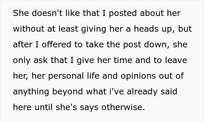Text about a dispute involving a man's family, his girlfriend, and a prank by his brother. Text about a dispute involving a man's family, his girlfriend, and a prank by his brother.
