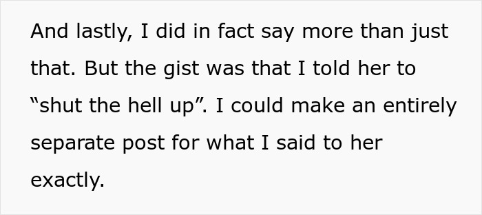 Text excerpt discussing a dad defending his bi daughter and a wife threatening divorce over family embarrassment.