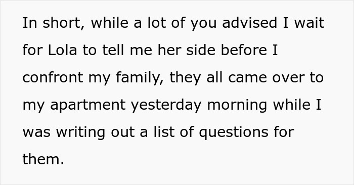 Text about a man's family and his girlfriend's response to a prank by his brother. Text about a man's family and his girlfriend's response to a prank by his brother.