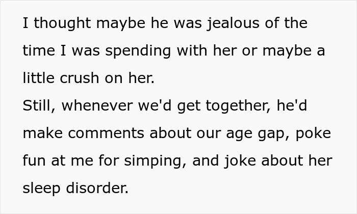 Text about a family's reaction to a man's girlfriend responding to his brother's prank. Text about a family's reaction to a man's girlfriend responding to his brother's prank.