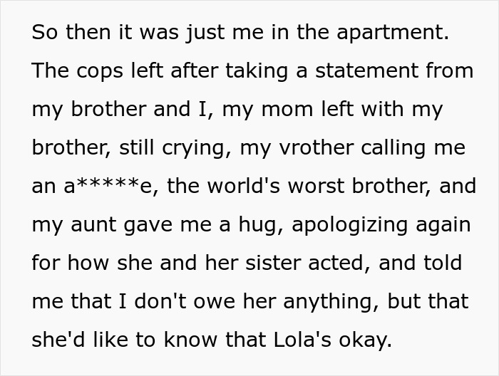 Family dispute text about man urged to dump girlfriend after prank retaliation. Family dispute text about man urged to dump girlfriend after prank retaliation.