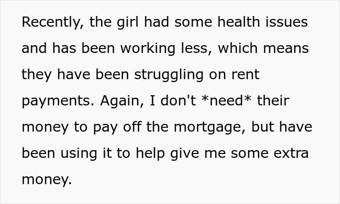 Text about roommates struggling with rent, unaware landlord is among them. Text about roommates struggling with rent, unaware landlord is among them.