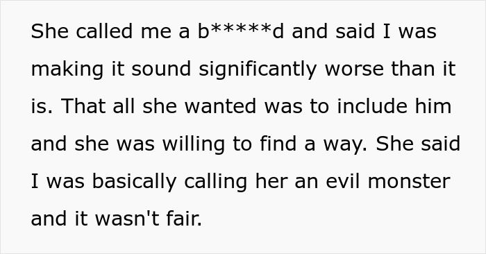 Text exchange discussing disregarded allergies, misunderstanding intentions, and emotional reaction. Text exchange discussing disregarded allergies, misunderstanding intentions, and emotional reaction.