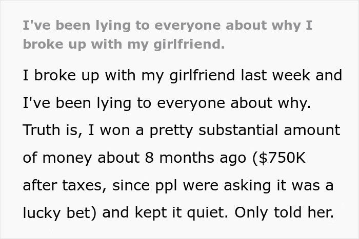 Guy Tells Everyone He Broke Up With Girlfriend Because They “Grew Apart,” Reality Is Way Worse Guy Tells Everyone He Broke Up With Girlfriend Because They “Grew Apart,” Reality Is Way Worse