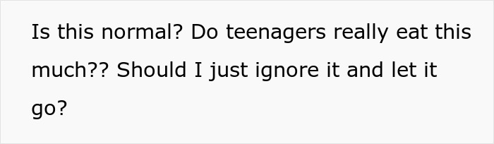 Mom notices daughter's friend frequently raiding pantry, questions teen eating habits and possible home issues. Mom notices daughter's friend frequently raiding pantry, questions teen eating habits and possible home issues.