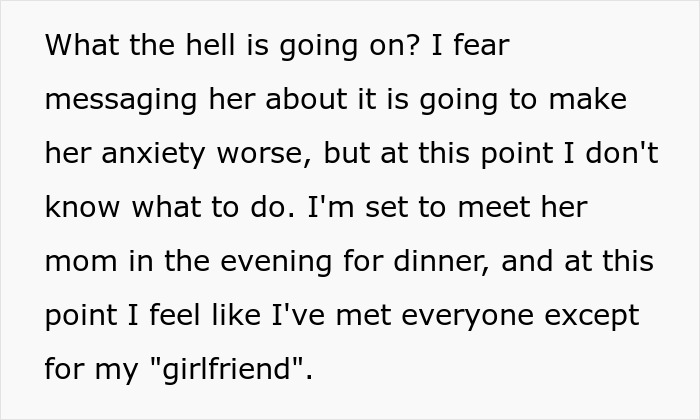 Text excerpt about a guy's experience visiting his long-distance girlfriend, who is barely spending time with him. Text excerpt about a guy's experience visiting his long-distance girlfriend, who is barely spending time with him.