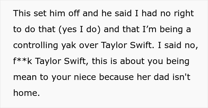 Text conversation about childish behavior causing trouble for a niece while dad is away. Text conversation about childish behavior causing trouble for a niece while dad is away.