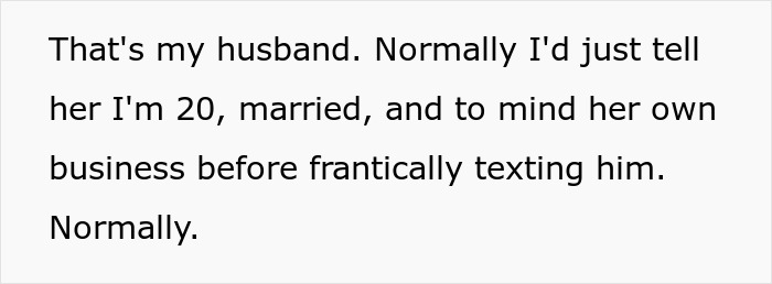 Text recounting harassment of a new mom over perceived teen pregnancy. Text recounting harassment of a new mom over perceived teen pregnancy.