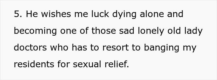 Text describing a troubling conversation related to medical expertise doubts. Text describing a troubling conversation related to medical expertise doubts.