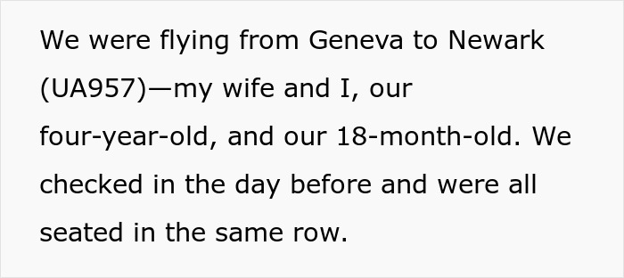 Seating Chaos Splits Family, Dad Battles Airline To Prevent 4YO Sitting Alone Seating Chaos Splits Family, Dad Battles Airline To Prevent 4YO Sitting Alone