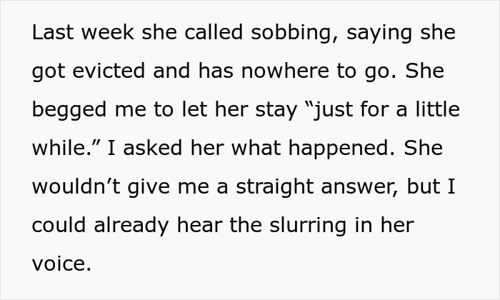 Text message about eviction and pleading for help, highlighting family conflict. Text message about eviction and pleading for help, highlighting family conflict.