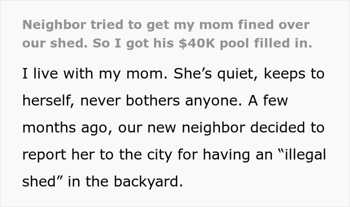 Complaint over illegal shed leads to $40K pool loss. Complaint over illegal shed leads to $40K pool loss.