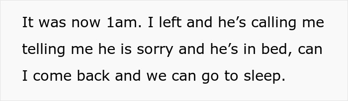 Text message showing a girlfriend explaining her boyfriend deprived her of proper sleep and apologizing late at night.