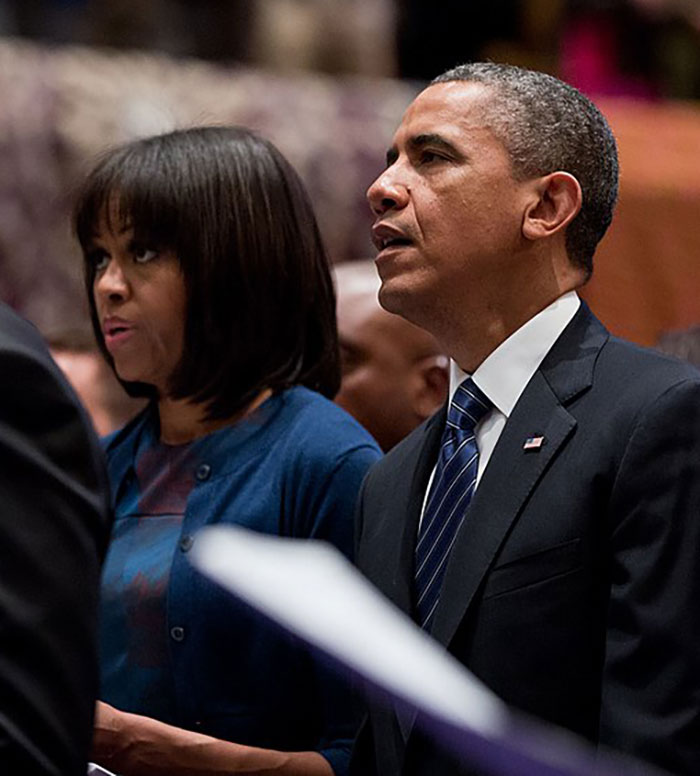 Barack Obama in a suit, appearing thoughtful during a public event, highlighting marriage insights. Barack Obama in a suit, appearing thoughtful during a public event, highlighting marriage insights.