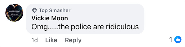 Comment by user criticizing police after a black woman detained incident, generating viral discussion online. Comment by user criticizing police after a black woman detained incident, generating viral discussion online.