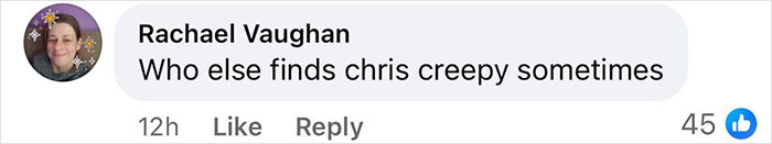 Comment from Rachael questioning Chris, related to JoJo Siwa discussion on identity in Big Brother. Comment from Rachael questioning Chris, related to JoJo Siwa discussion on identity in Big Brother.