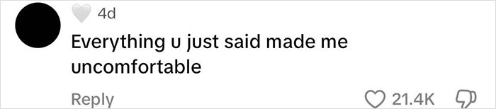Comment showing backlash, receiving 21.4K likes and few dislikes, in response to teacher's adult content at daycare. Comment showing backlash, receiving 21.4K likes and few dislikes, in response to teacher's adult content at daycare.