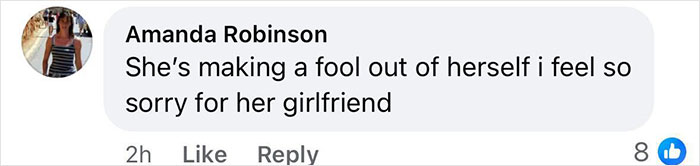 Comment discussing JoJo Siwa's actions on Big Brother, expressing sympathy for her girlfriend. Comment discussing JoJo Siwa's actions on Big Brother, expressing sympathy for her girlfriend.