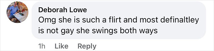 Comment by Deborah Lowe discussing JoJo Siwa's sexual orientation on Big Brother. Comment by Deborah Lowe discussing JoJo Siwa's sexual orientation on Big Brother.