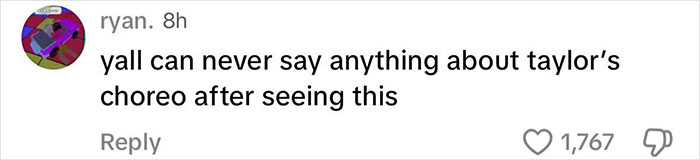 Comment mocking Katy Perry's "mom moves" on tour debut with 1767 likes. Comment mocking Katy Perry's "mom moves" on tour debut with 1767 likes.