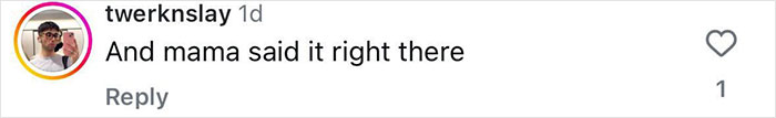 Social media comment reacting to Jennifer Coolidge's response about LGBTQ+ fans. Social media comment reacting to Jennifer Coolidge's response about LGBTQ+ fans.