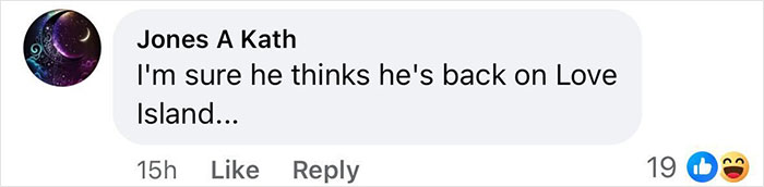 Comment mentioning Love Island related to JoJo Siwa's Big Brother moment. Comment mentioning Love Island related to JoJo Siwa's Big Brother moment.