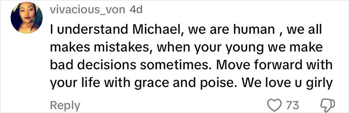 Comment showing support after daycare incident backlash, emphasizing understanding and moving forward with grace. Comment showing support after daycare incident backlash, emphasizing understanding and moving forward with grace.
