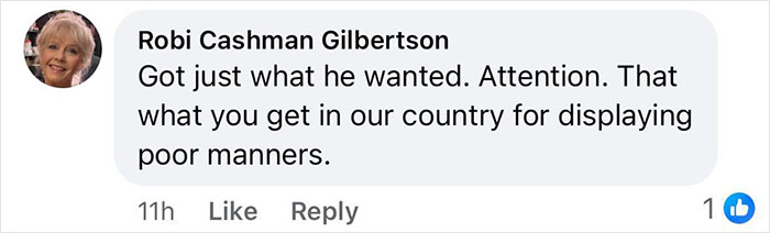 Comment on Morgan Wallen's behavior, describing it as a display of poor manners and attention-seeking. Comment on Morgan Wallen's behavior, describing it as a display of poor manners and attention-seeking.