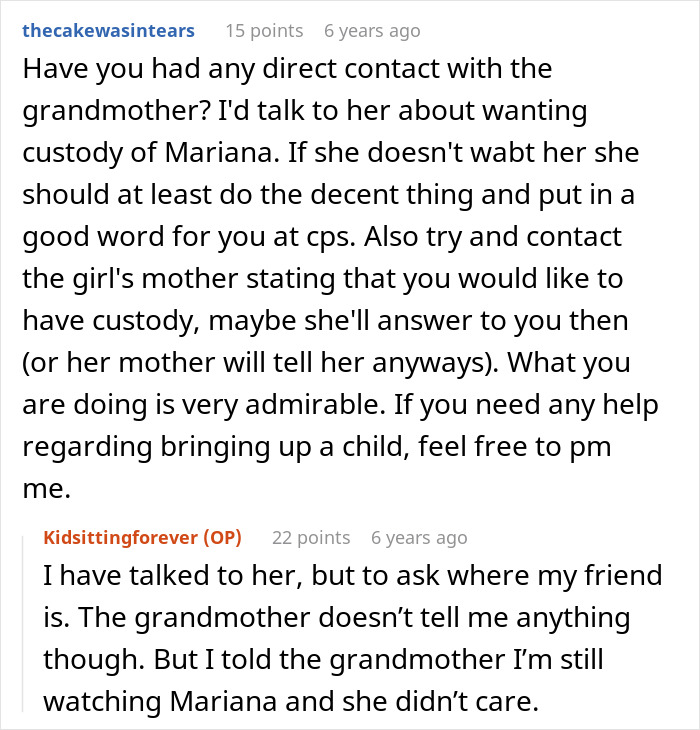 Discussion about woman disappearing after asking friend to babysit daughter. Discussion about woman disappearing after asking friend to babysit daughter.