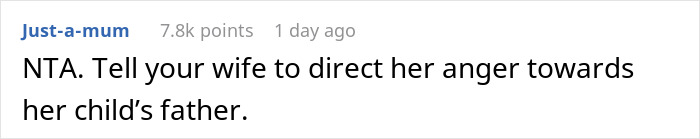 A comment advising a dad on child support issues related to his ex-wife's affair. A comment advising a dad on child support issues related to his ex-wife's affair.