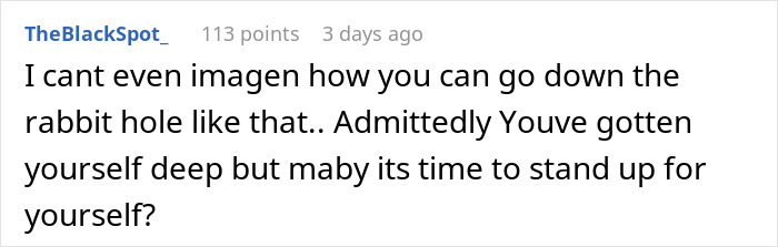 Comment discussing a woman's experience faking an interest in hiking for someone else. Comment discussing a woman's experience faking an interest in hiking for someone else.