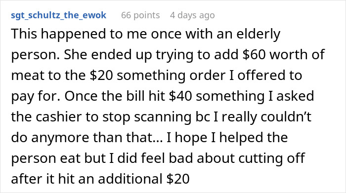 Text screenshot of someone's story about a small good deed snowballing into a larger unexpected situation. Text screenshot of someone's story about a small good deed snowballing into a larger unexpected situation.