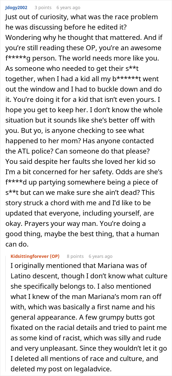 Reddit discussion about a woman's friend disappearing for months after asking her to babysit. Reddit discussion about a woman's friend disappearing for months after asking her to babysit.