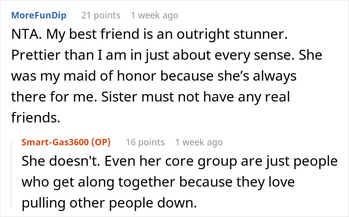 Discussion on brides choosing bridesmaids based on appearance, highlighting confidence and friendship dynamics. Discussion on brides choosing bridesmaids based on appearance, highlighting confidence and friendship dynamics.