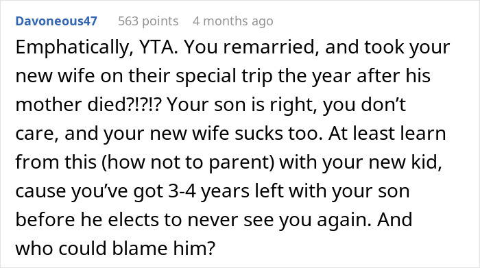 14YO Thinks Stepmom Purposely Rejected His Only B-Day Wish, Dad Yells At Him Until He Cries 14YO Thinks Stepmom Purposely Rejected His Only B-Day Wish, Dad Yells At Him Until He Cries