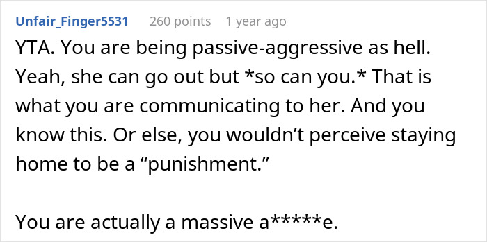 Man Refuses To Watch Daughter On Wife’s Night Out: “A Form Of Punishment” Man Refuses To Watch Daughter On Wife’s Night Out: “A Form Of Punishment”