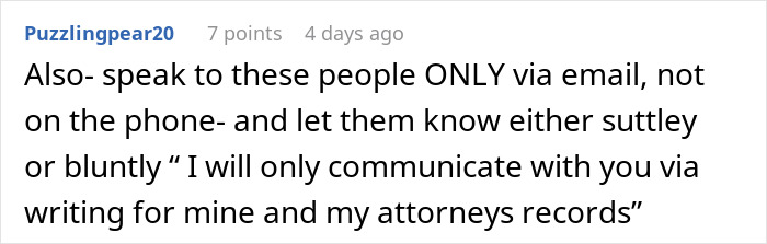 Text message advises email-only communication for legal records after appointment cancellation. Text message advises email-only communication for legal records after appointment cancellation.