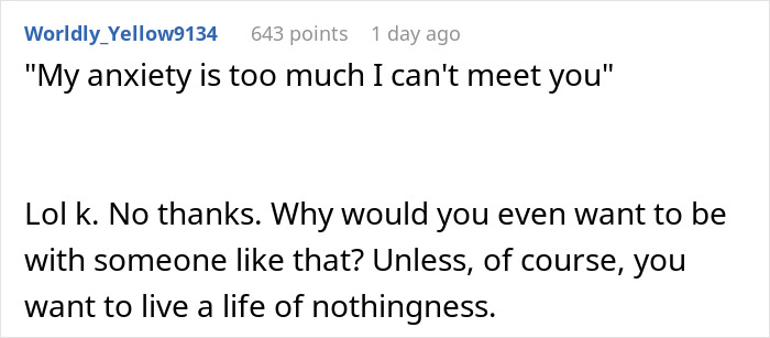 Text about expensive trip for long-distance relationship, partner's anxiety prevents meeting. Text about expensive trip for long-distance relationship, partner's anxiety prevents meeting.