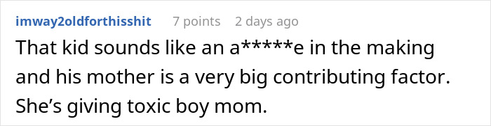 Comment on entitled mom and child's behavior at bowling alley, discussing negative parenting influence. Comment on entitled mom and child's behavior at bowling alley, discussing negative parenting influence.